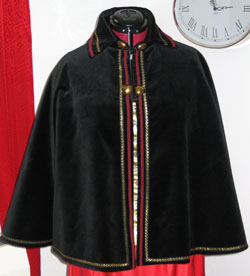 Kostüme historisch Verleih 19. Jahrhundert Umhang Jacke viktorianisch Tournüre Mottoparty
